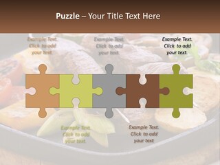Skewers And Potatoes PowerPoint Template