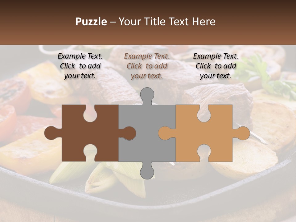 Skewers And Potatoes PowerPoint Template