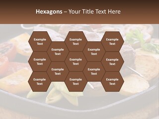 Skewers And Potatoes PowerPoint Template