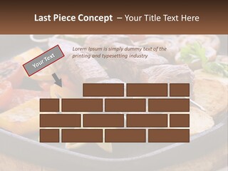 Skewers And Potatoes PowerPoint Template