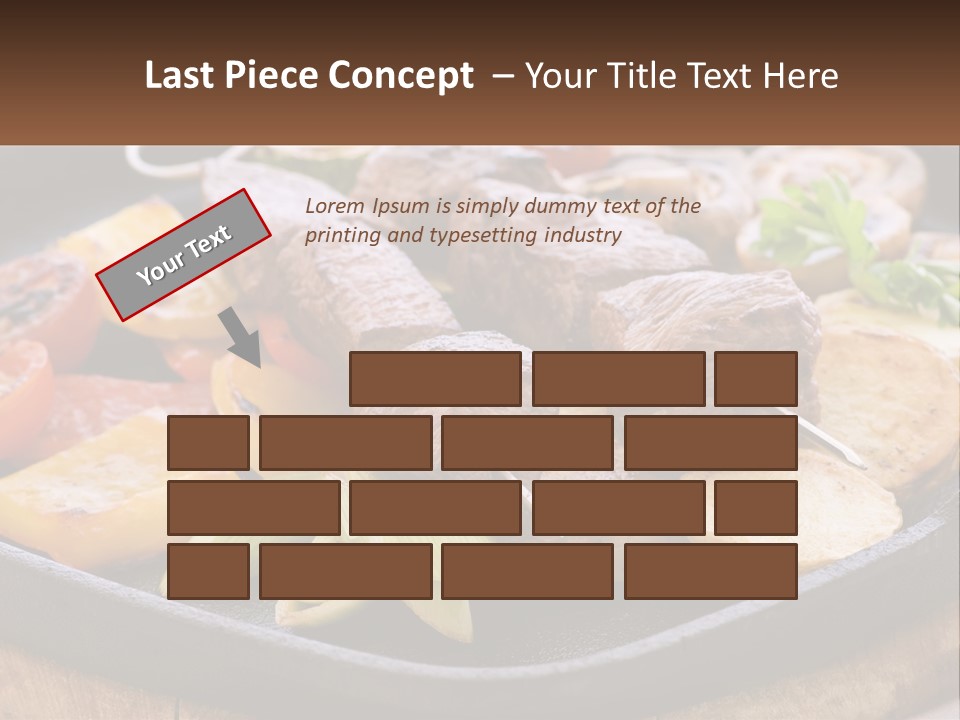 Skewers And Potatoes PowerPoint Template