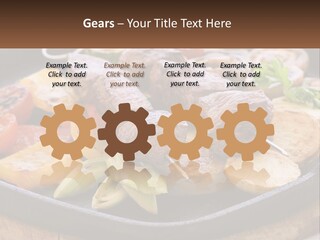 Skewers And Potatoes PowerPoint Template