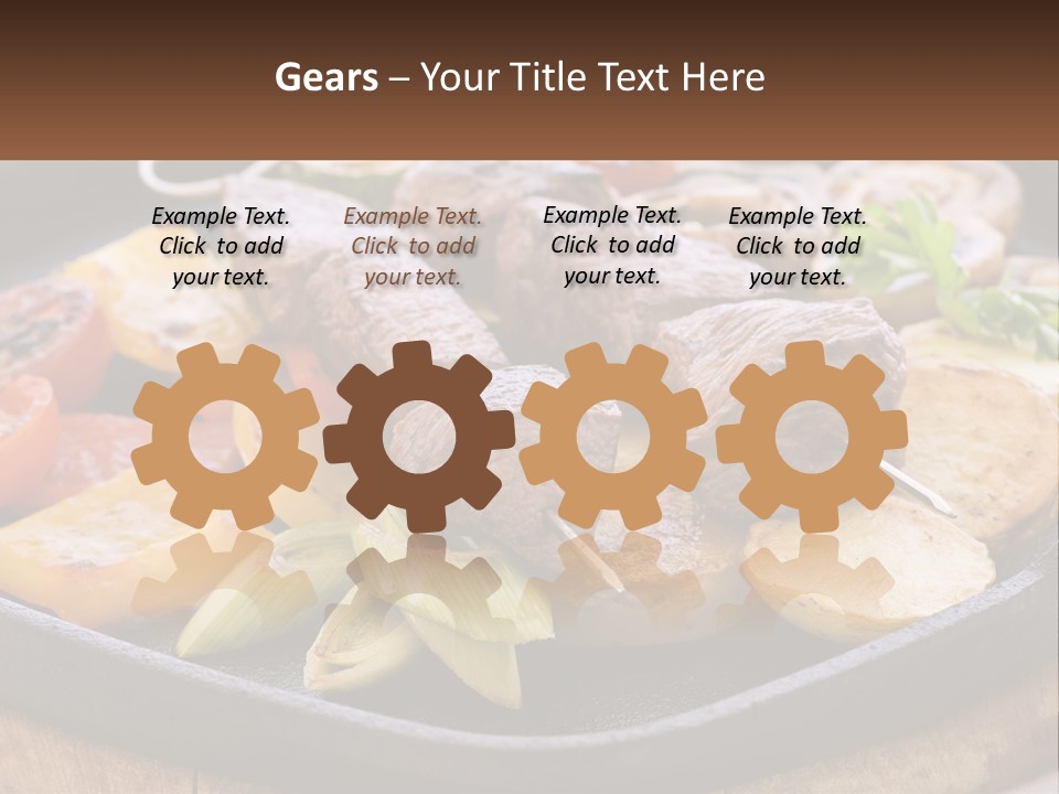 Skewers And Potatoes PowerPoint Template