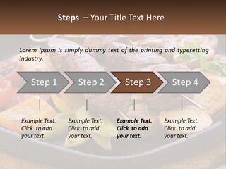 Skewers And Potatoes PowerPoint Template