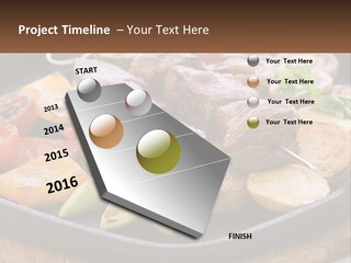 Skewers And Potatoes PowerPoint Template