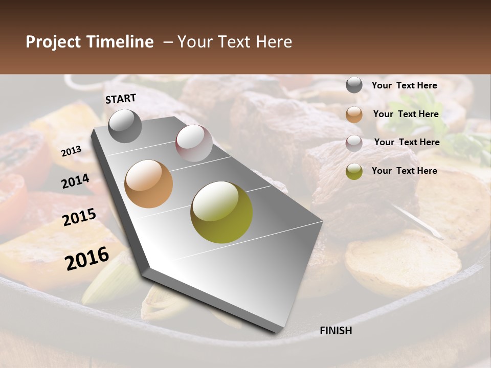 Skewers And Potatoes PowerPoint Template