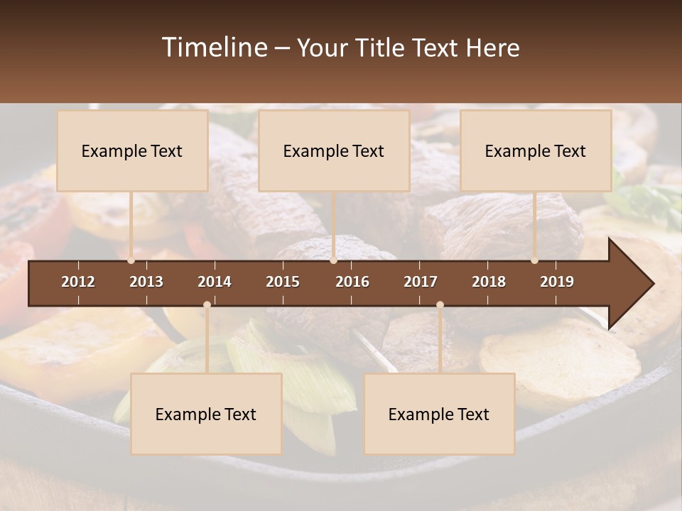 Skewers And Potatoes PowerPoint Template
