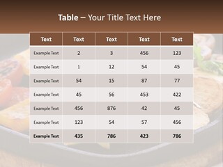 Skewers And Potatoes PowerPoint Template