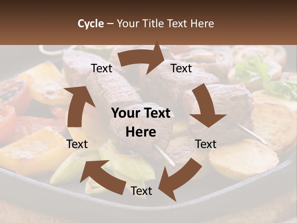 Skewers And Potatoes PowerPoint Template
