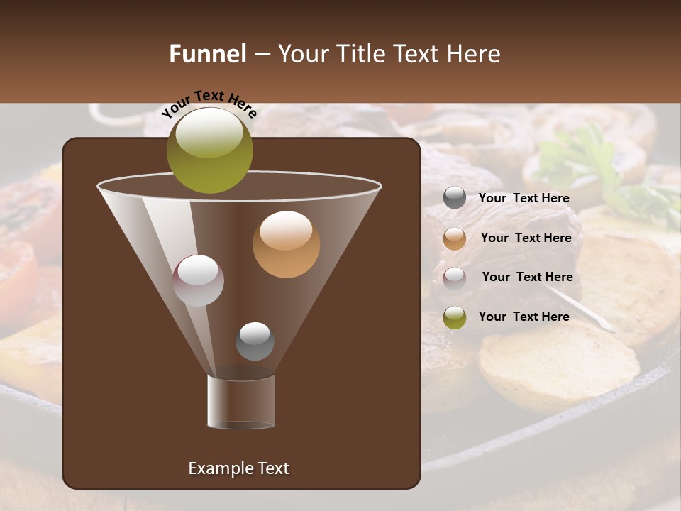 Skewers And Potatoes PowerPoint Template
