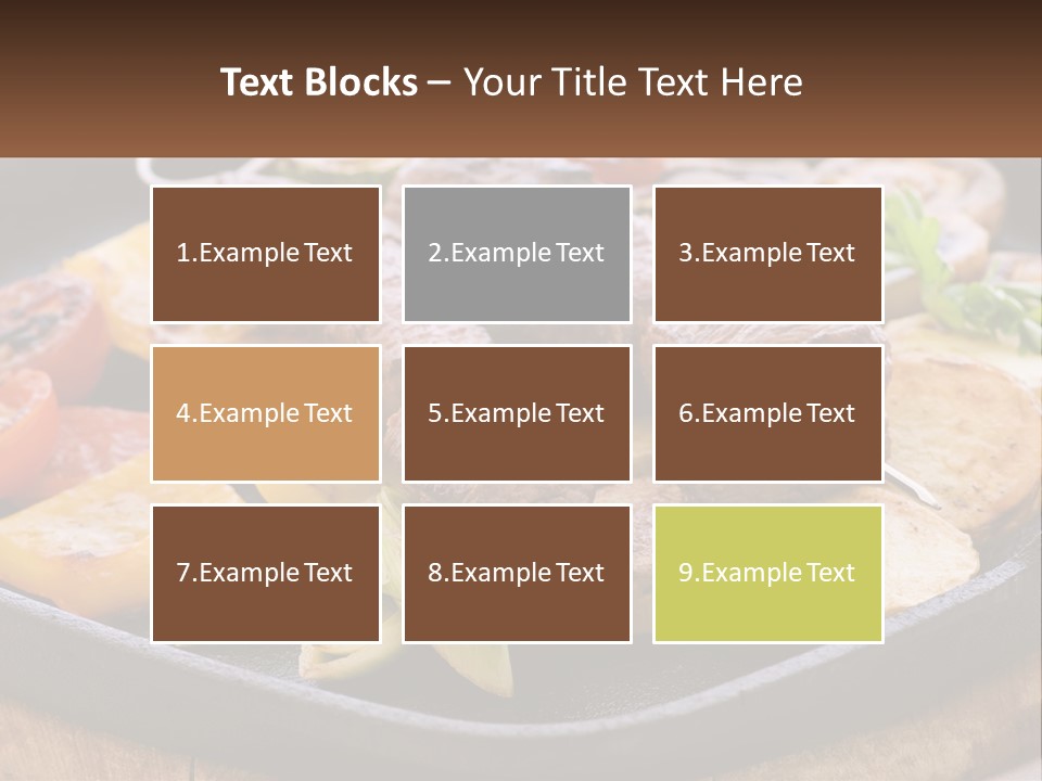 Skewers And Potatoes PowerPoint Template