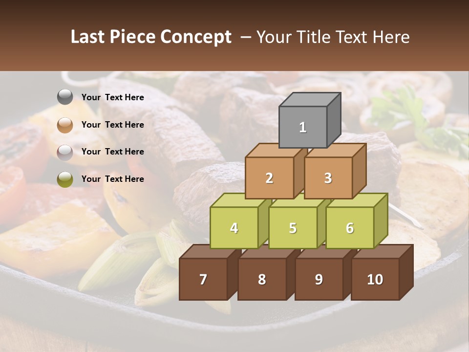 Skewers And Potatoes PowerPoint Template