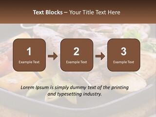 Skewers And Potatoes PowerPoint Template