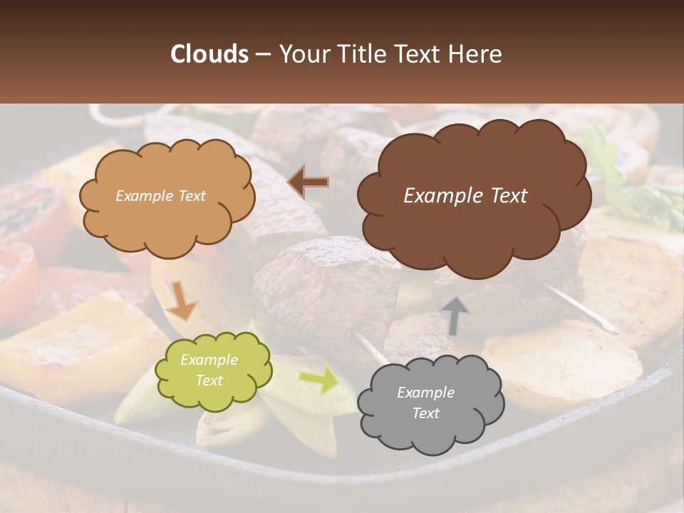 Skewers And Potatoes PowerPoint Template