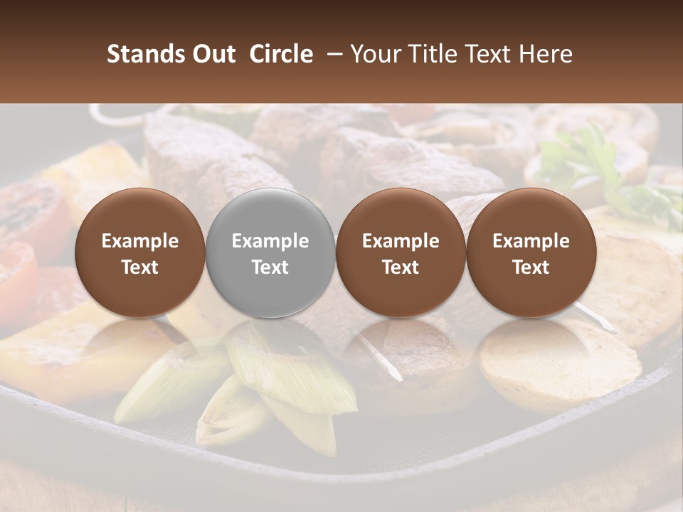 Skewers And Potatoes PowerPoint Template