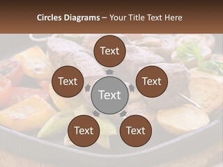 Skewers And Potatoes PowerPoint Template