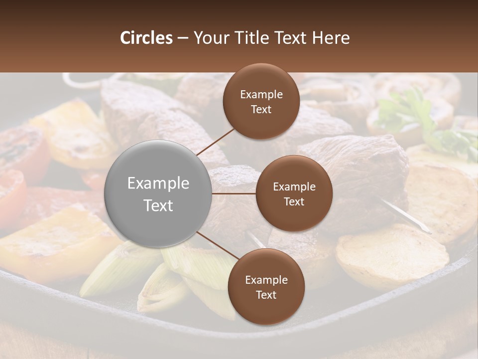 Skewers And Potatoes PowerPoint Template