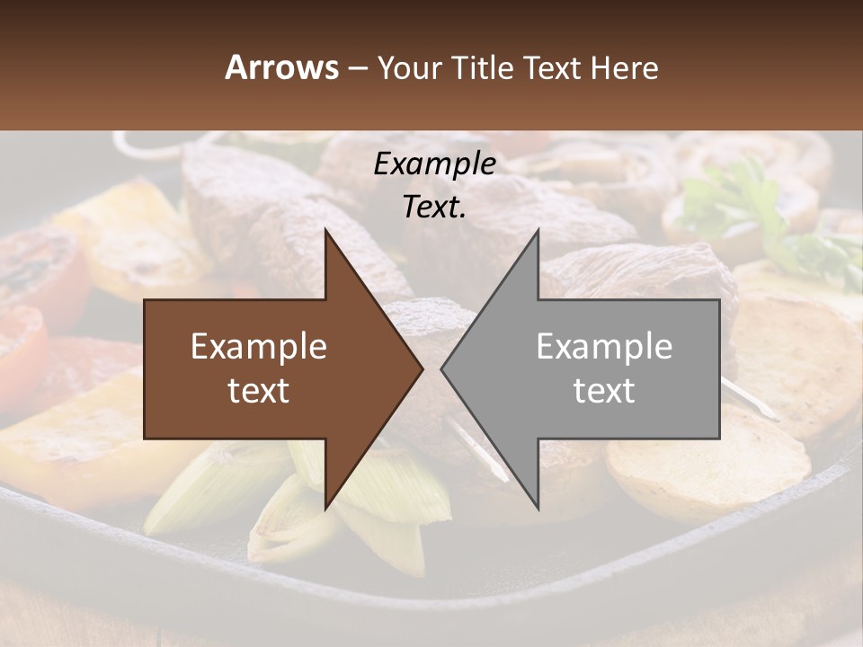 Skewers And Potatoes PowerPoint Template