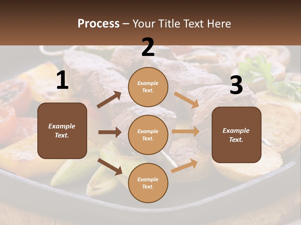Skewers And Potatoes PowerPoint Template
