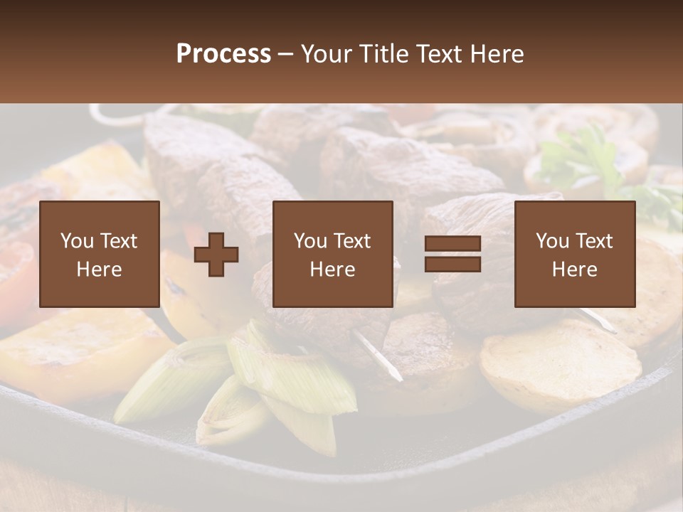 Skewers And Potatoes PowerPoint Template