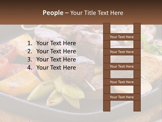Skewers And Potatoes PowerPoint Template