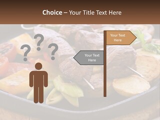 Skewers And Potatoes PowerPoint Template