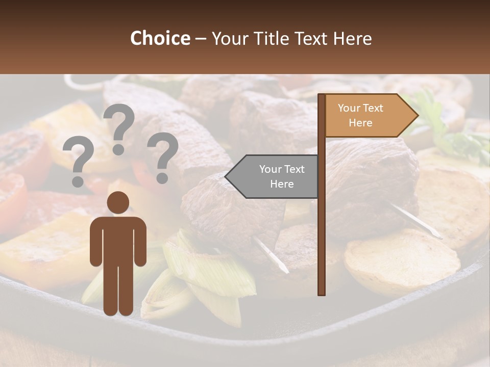 Skewers And Potatoes PowerPoint Template