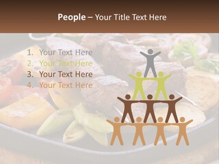 Skewers And Potatoes PowerPoint Template