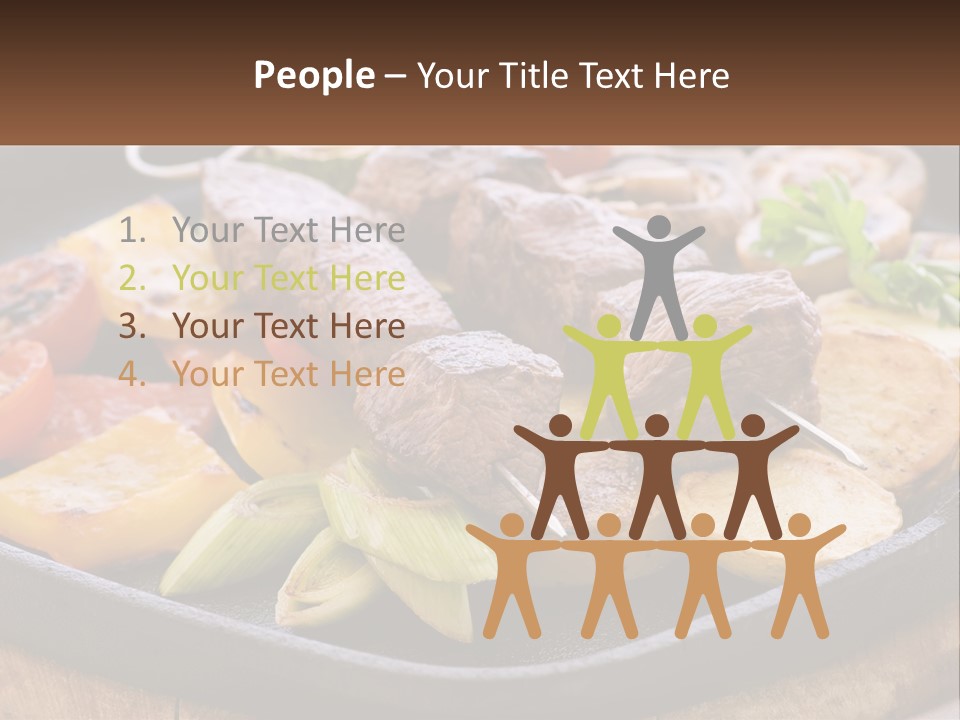 Skewers And Potatoes PowerPoint Template