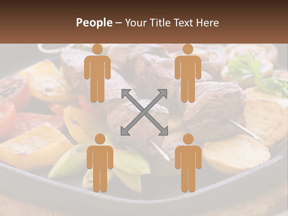 Skewers And Potatoes PowerPoint Template