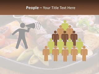 Skewers And Potatoes PowerPoint Template