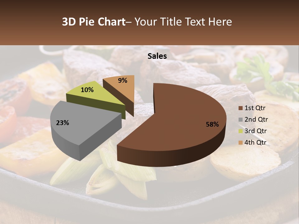 Skewers And Potatoes PowerPoint Template