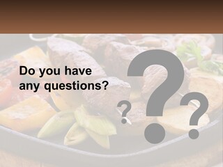 Skewers And Potatoes PowerPoint Template