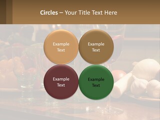 Decanter With Glasses PowerPoint Template