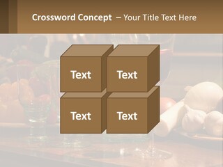 Decanter With Glasses PowerPoint Template