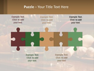 Decanter With Glasses PowerPoint Template