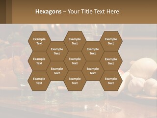 Decanter With Glasses PowerPoint Template