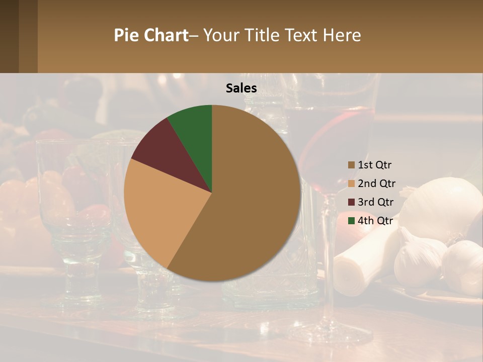 Decanter With Glasses PowerPoint Template