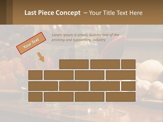 Decanter With Glasses PowerPoint Template