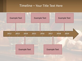 Decanter With Glasses PowerPoint Template