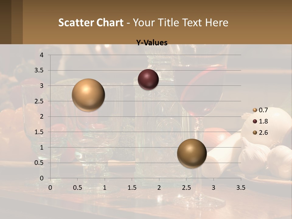 Decanter With Glasses PowerPoint Template