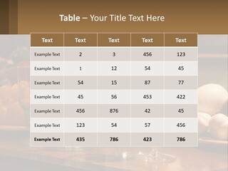 Decanter With Glasses PowerPoint Template