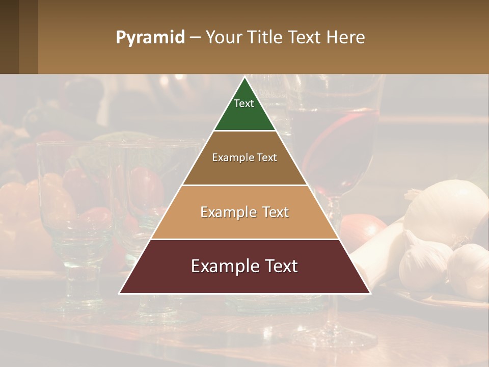 Decanter With Glasses PowerPoint Template