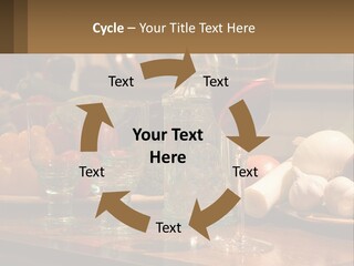 Decanter With Glasses PowerPoint Template
