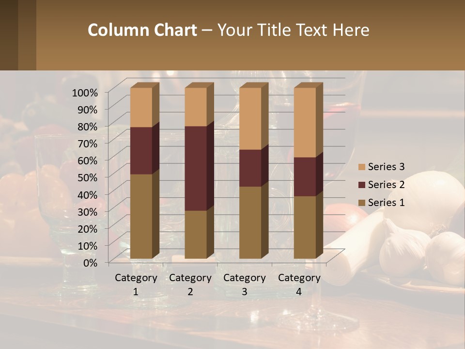Decanter With Glasses PowerPoint Template