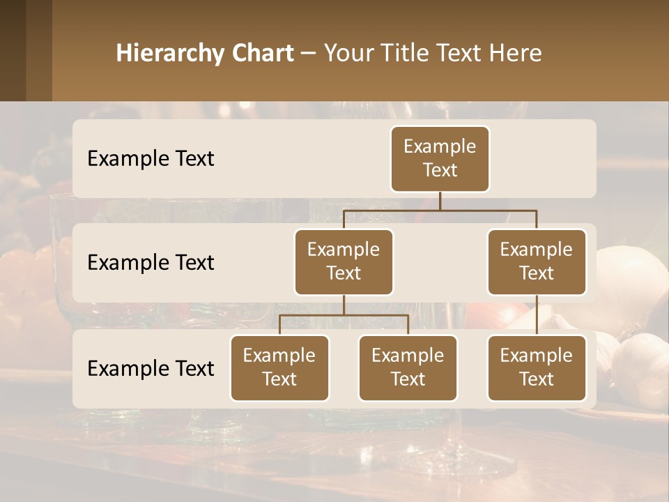 Decanter With Glasses PowerPoint Template