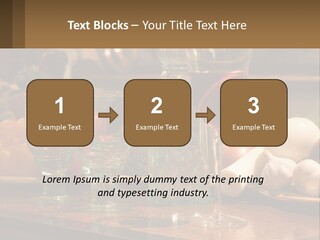 Decanter With Glasses PowerPoint Template