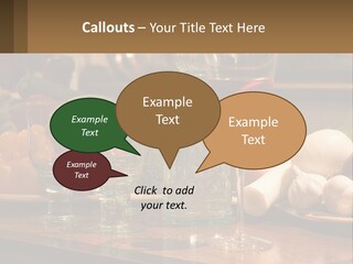 Decanter With Glasses PowerPoint Template