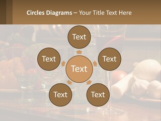 Decanter With Glasses PowerPoint Template