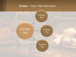 Decanter With Glasses PowerPoint Template